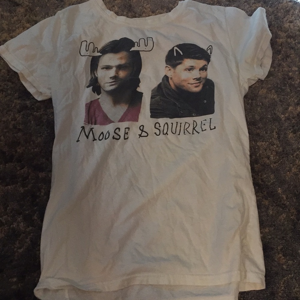 Supernatural Moose & Squirrel T shirt
